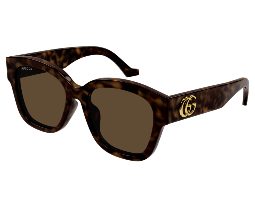 Lunettes de soleil Gucci GG Logo GG1550SK Noir - vue de profil