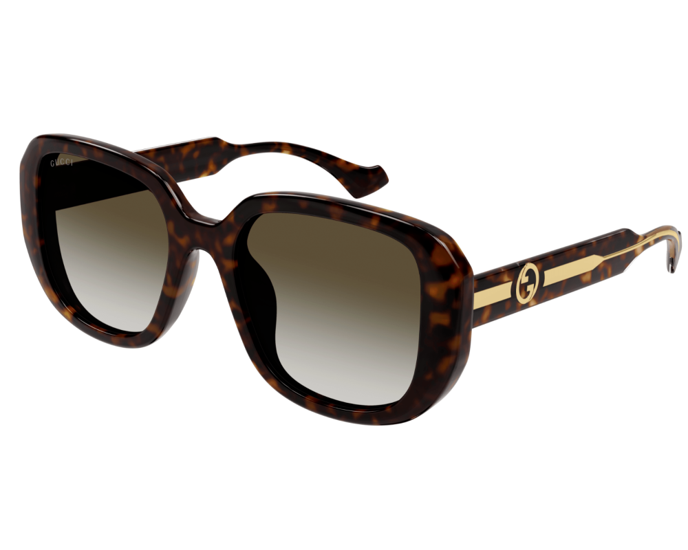 Lunettes de soleil Gucci GG Logo GG1557SK Noir - détail des branches
