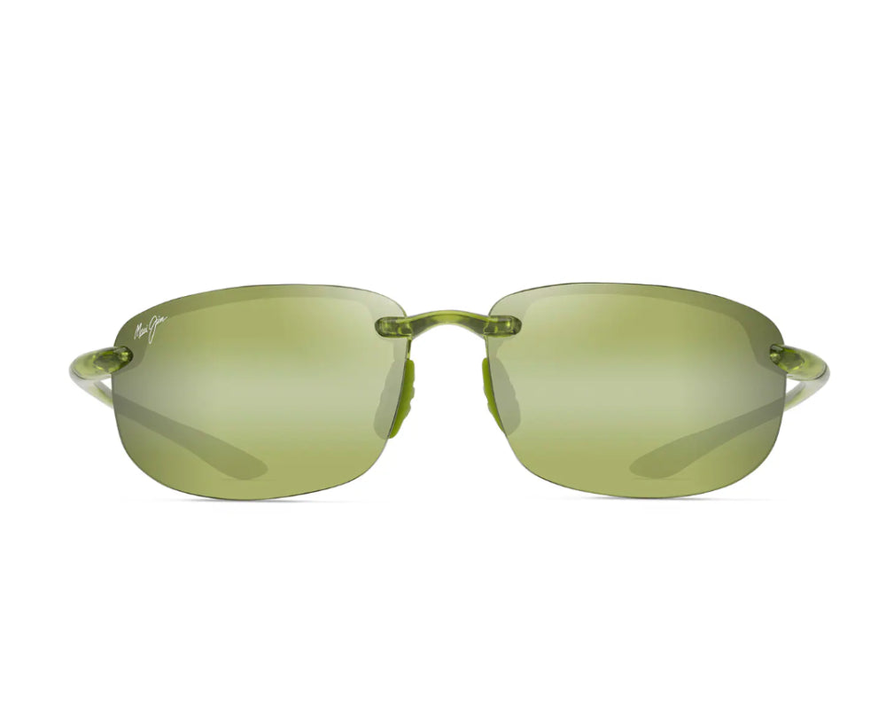 Lunettes de soleil Maui Jim Ho'okipa – coloris Vert clair transparent brillant (HT407-15)