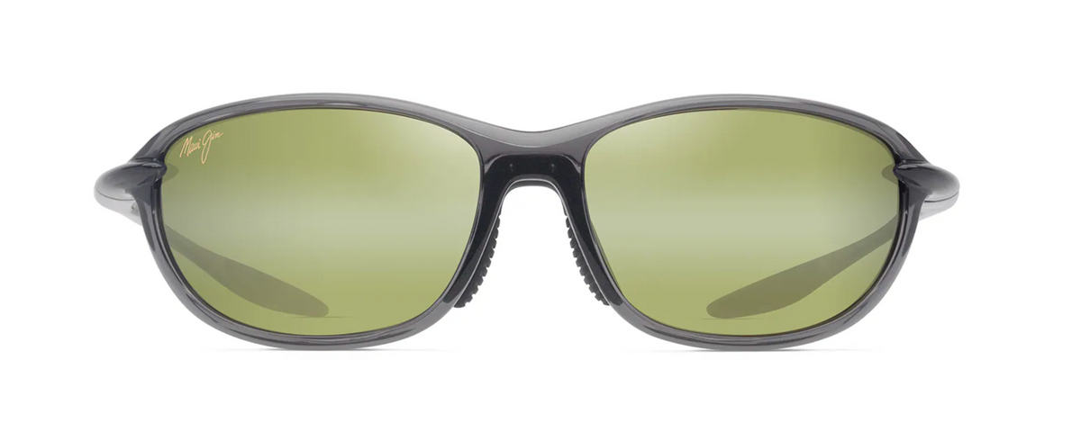 Lunettes de soleil Maui Jim Ho'okipa Ultra R - Af – coloris Métal brillant transparent gris foncé
