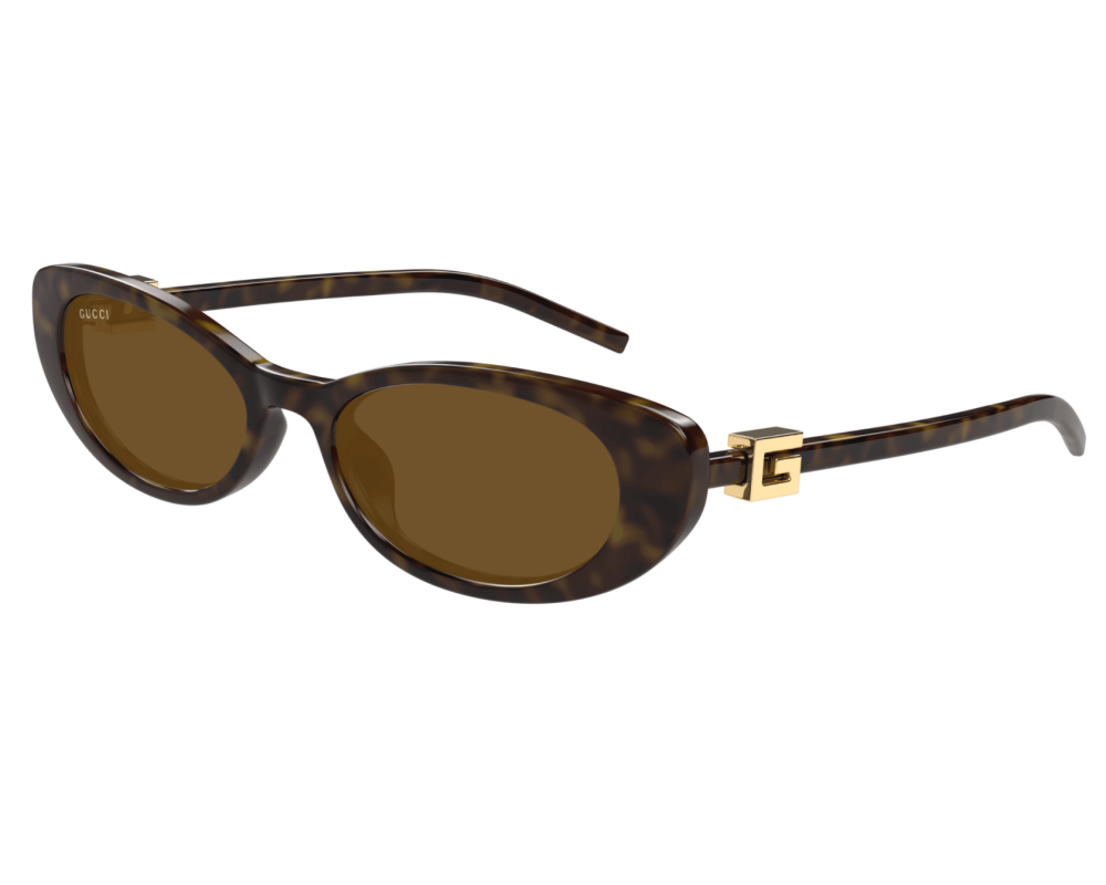 Lunettes de soleil Gucci Emblem GG1680S Noir - vue 3/4