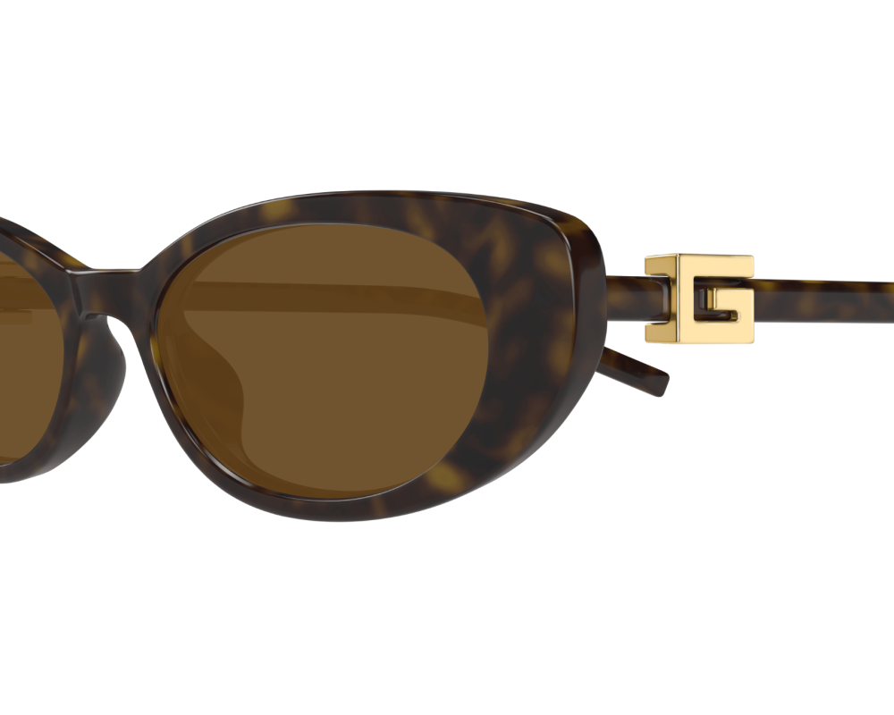 Lunettes de soleil Gucci Emblem GG1680S Noir - vue arrière
