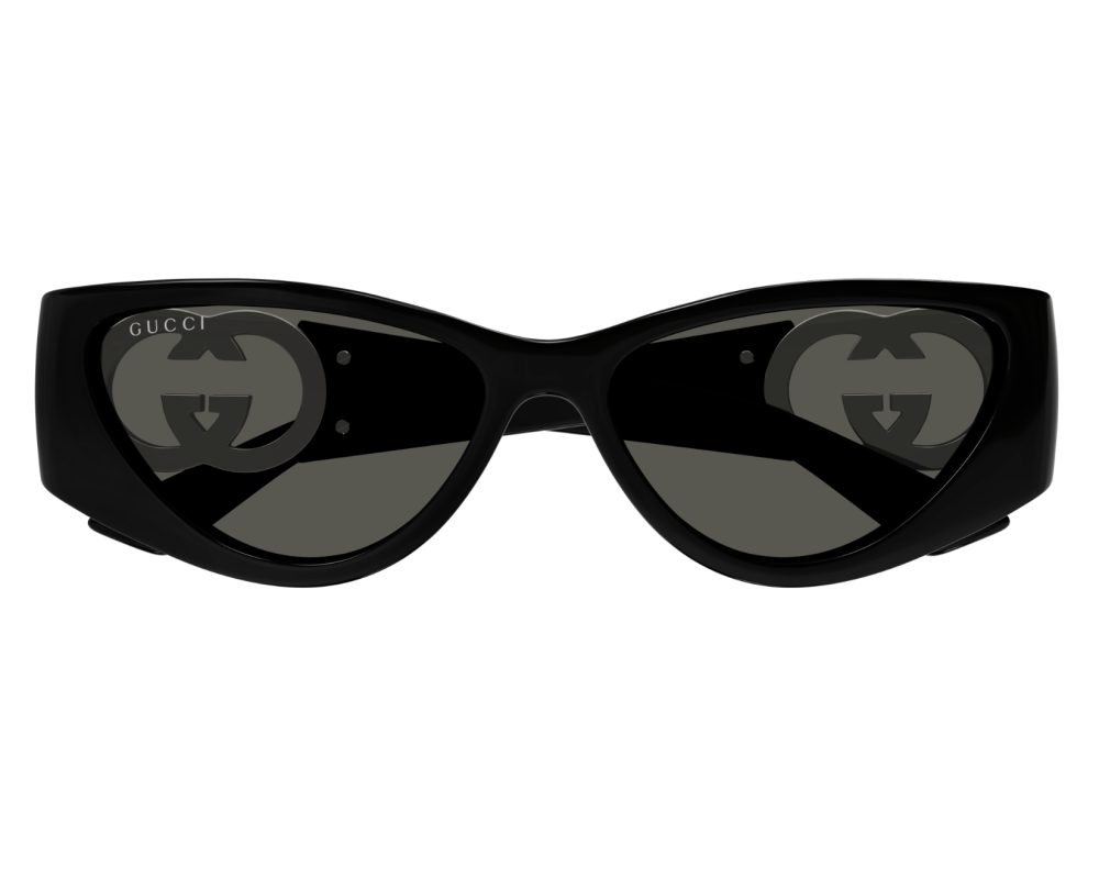 Lunettes de soleil Gucci Emblem GG1824S Noir (001) - vue de profil