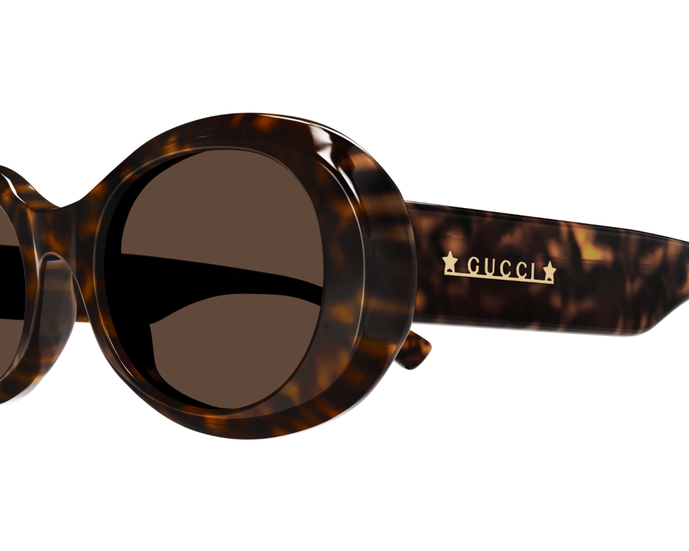 Lunettes de soleil Gucci Lettering GG1587S Noir - vue de face