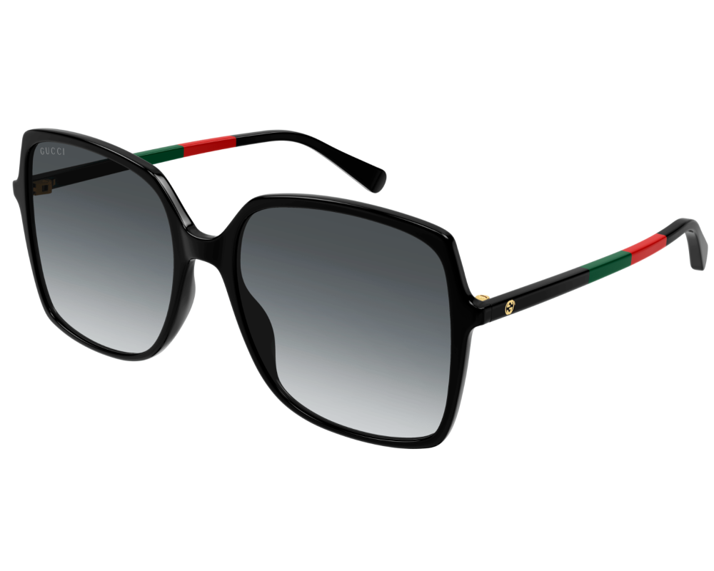 Lunettes de soleil Gucci Logo GG0544S Noir - vue de face