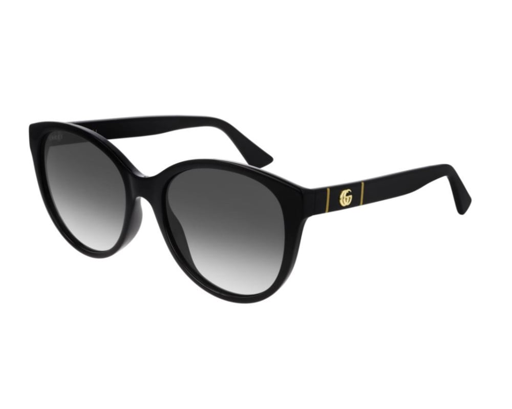 Lunettes de soleil Gucci Logo GG0631S Noir - vue de face