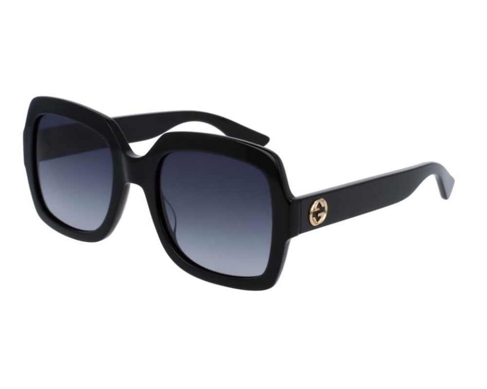 Lunettes de soleil Gucci Web GG0036SN Noir - vue de face