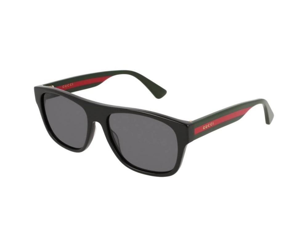 Lunettes de soleil Gucci Web GG0341S Noir - vue de face