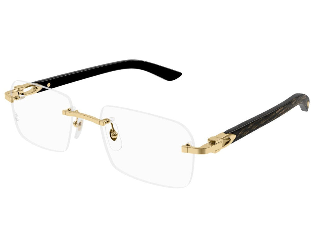 Cartier Horn and Wood C Décor Optical Glasses CT0453O