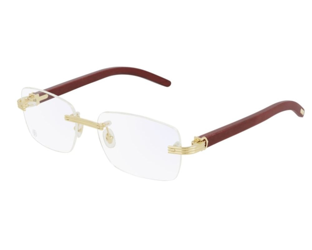 Lunettes de vue Cartier Corne et Bois Première CT0286O