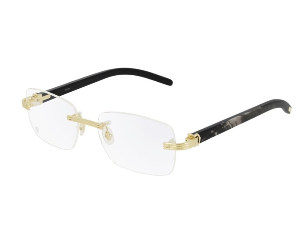Lunettes de vue Cartier Corne et Bois Première CT0286O