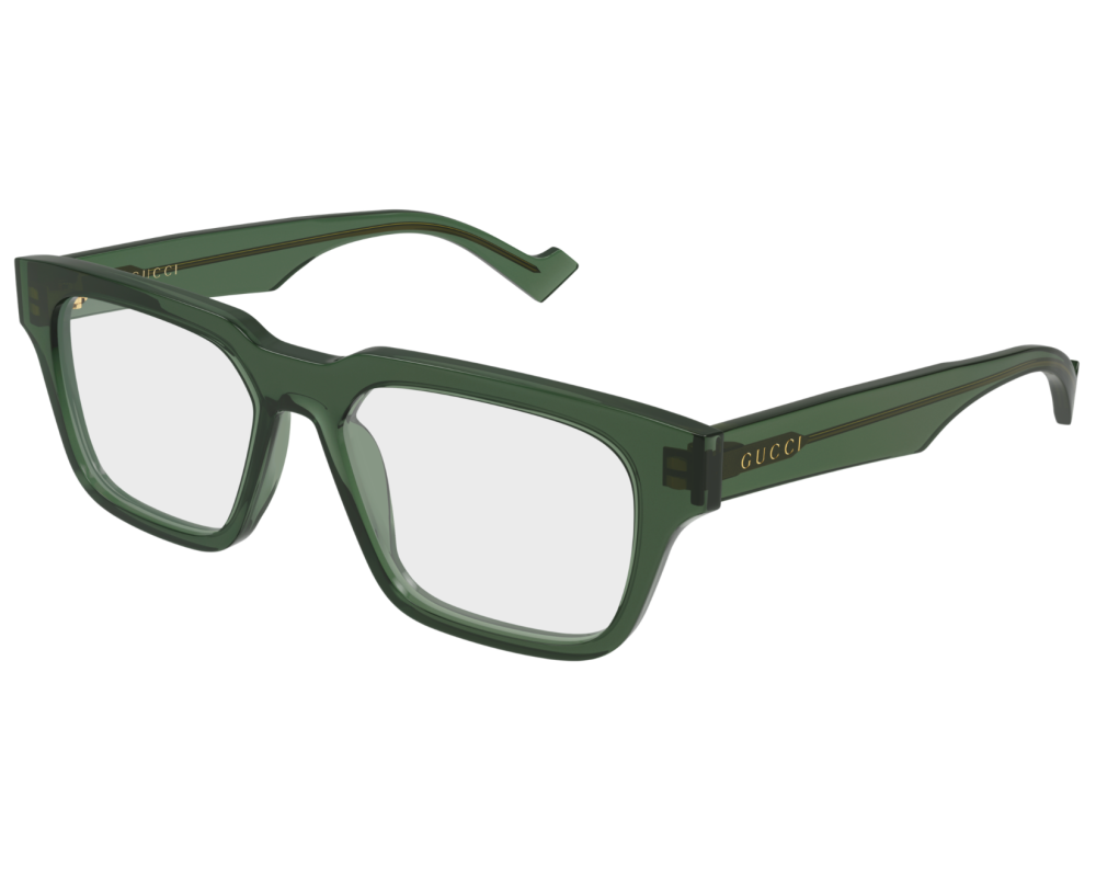 Lunettes de vue Gucci Logo GG0963O Noir - vue 3/4