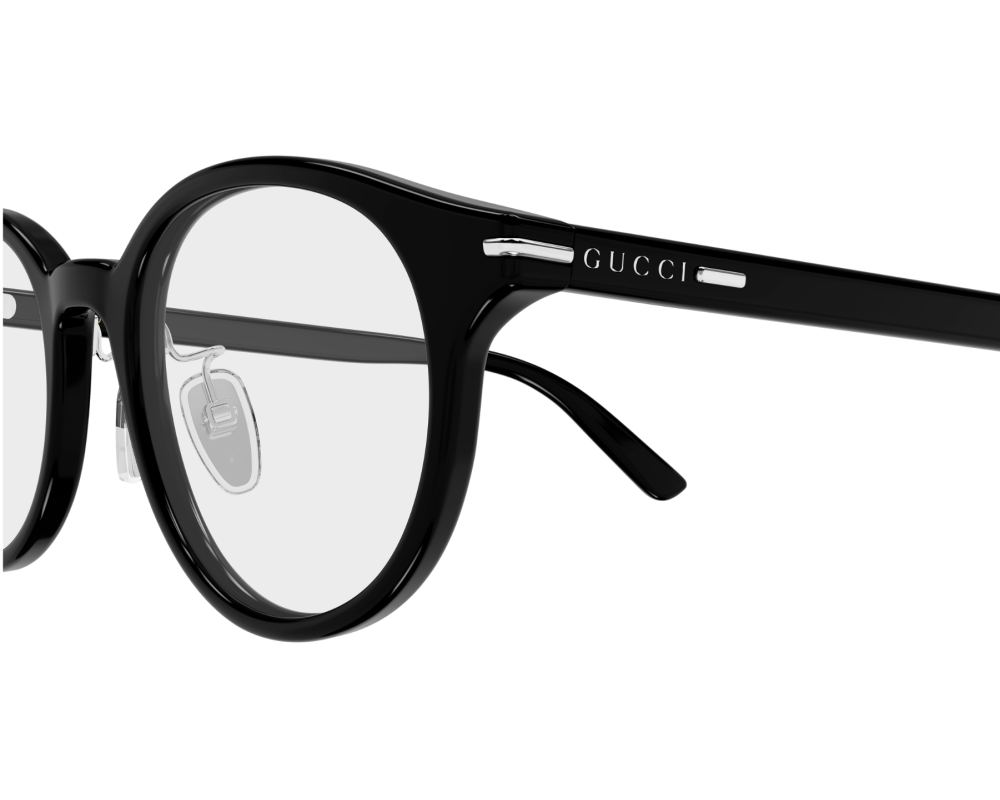 Lunettes de vue Gucci Logo GG2142OJ Noir - vue 3/4