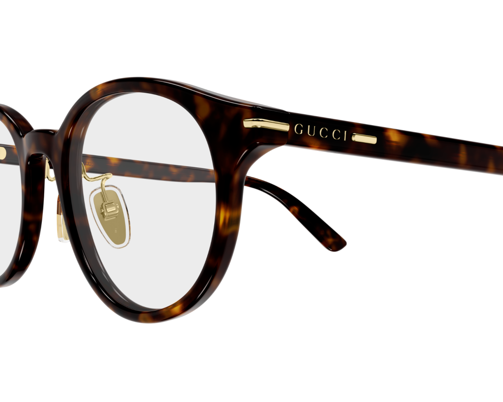 Lunettes de vue Gucci Logo GG2142OJ Noir - détail des branches