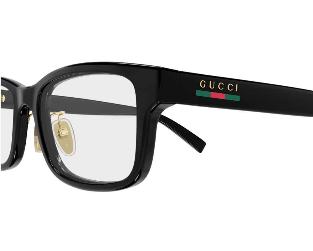 Lunettes de vue Gucci Logo GG2143OJ Noir - vue 3/4