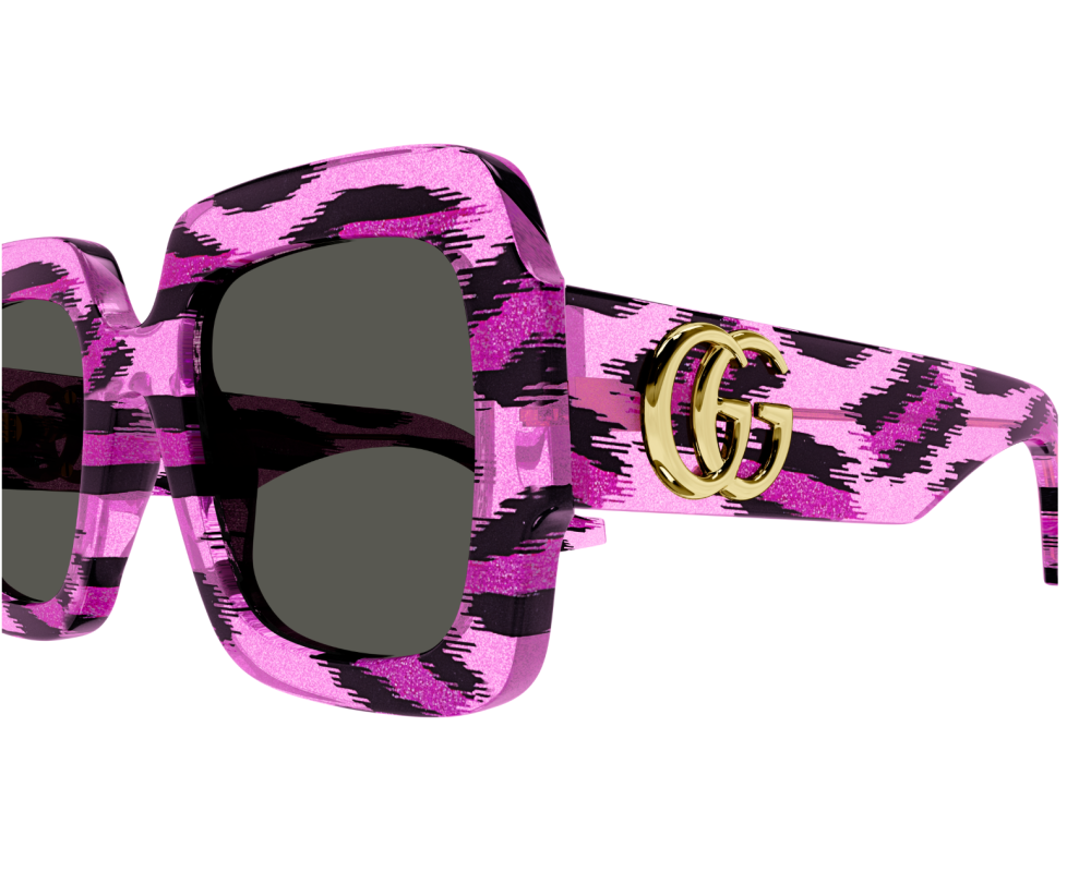 Lunettes de soleil Gucci GG Logo GG1547S Noir (001) - vue de profil