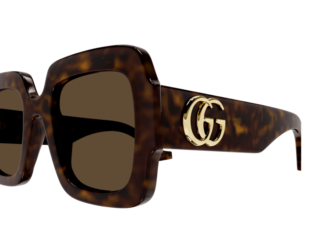 Lunettes de soleil Gucci GG Logo GG1547S Noir (001) - vue arrière