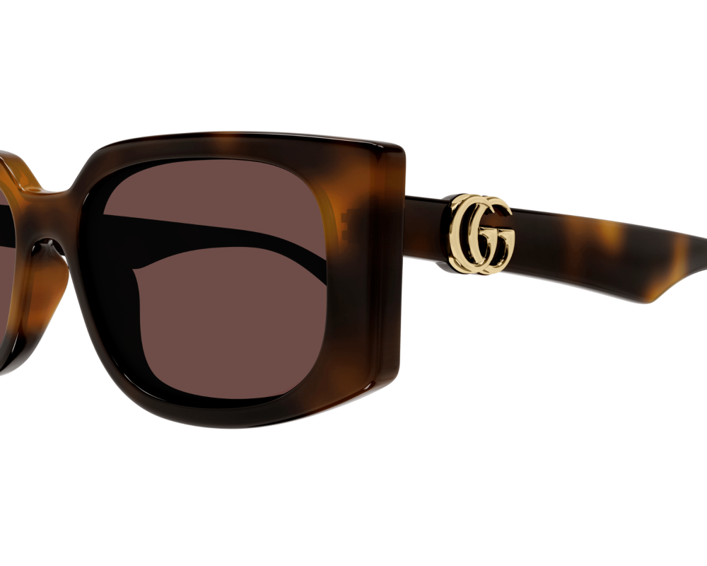 Lunettes de soleil Gucci GG Logo GG1534S Noir - vue de face