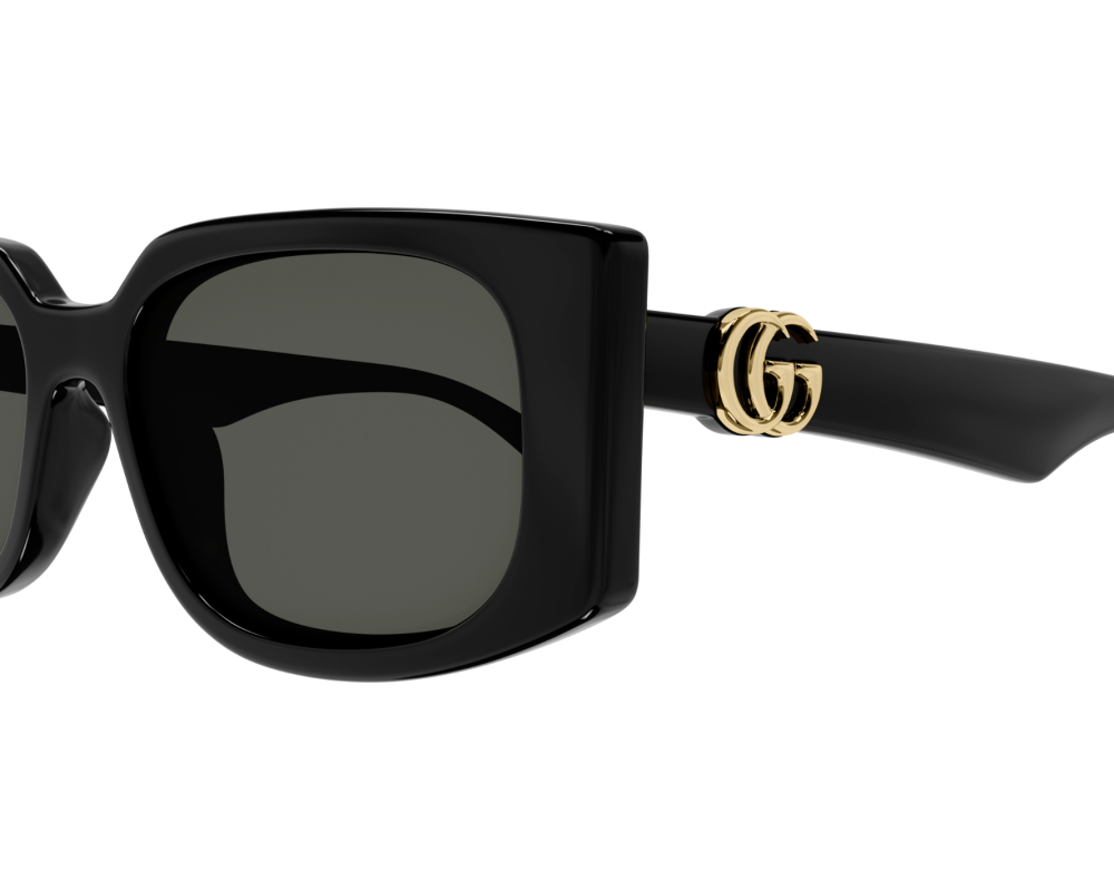 Lunettes de soleil Gucci GG Logo GG1534S Noir - vue de profil