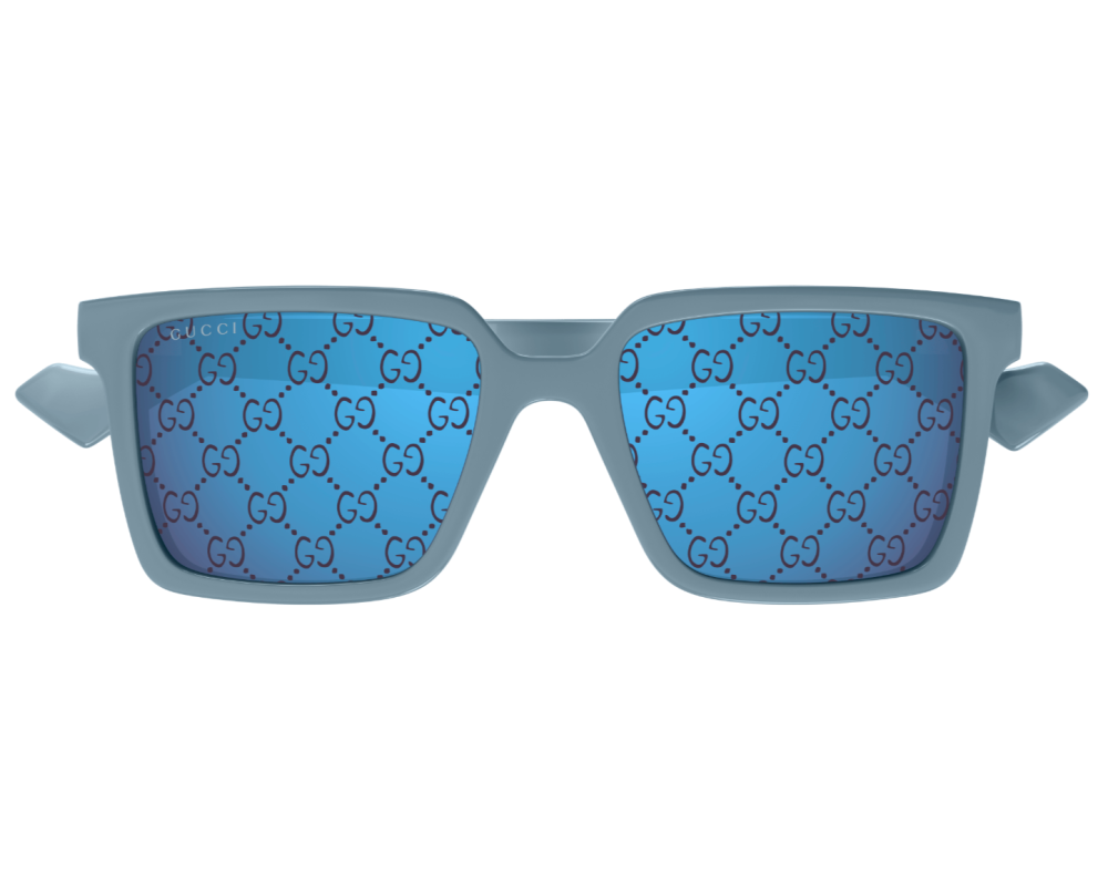 Lunettes de soleil Gucci Lettering GG1540S Noir - vue 3/4