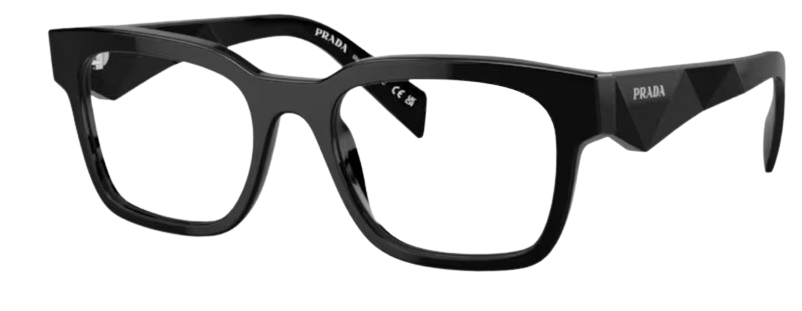 Lunettes de vue Prada PR A10V - Noir