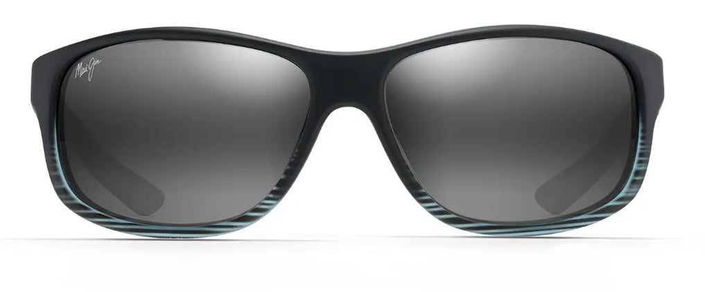 Lunettes de soleil Maui Jim Kaiwi Channel – coloris Gris noir strié