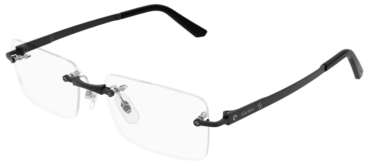 Lunettes de vue Cartier Santos CT0511O - Noir (004)