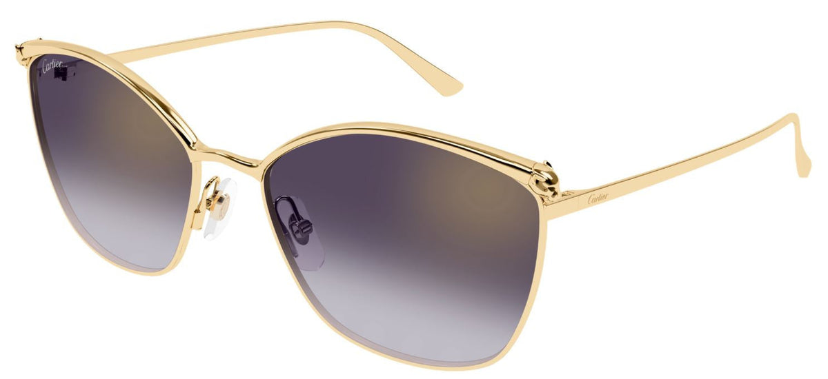 Lunettes de soleil Cartier Panthère CT0595S - Doré (004)