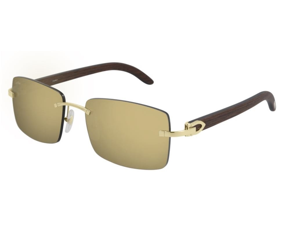 Lunettes de soleil Cartier Bois Décor C CT0012RS
