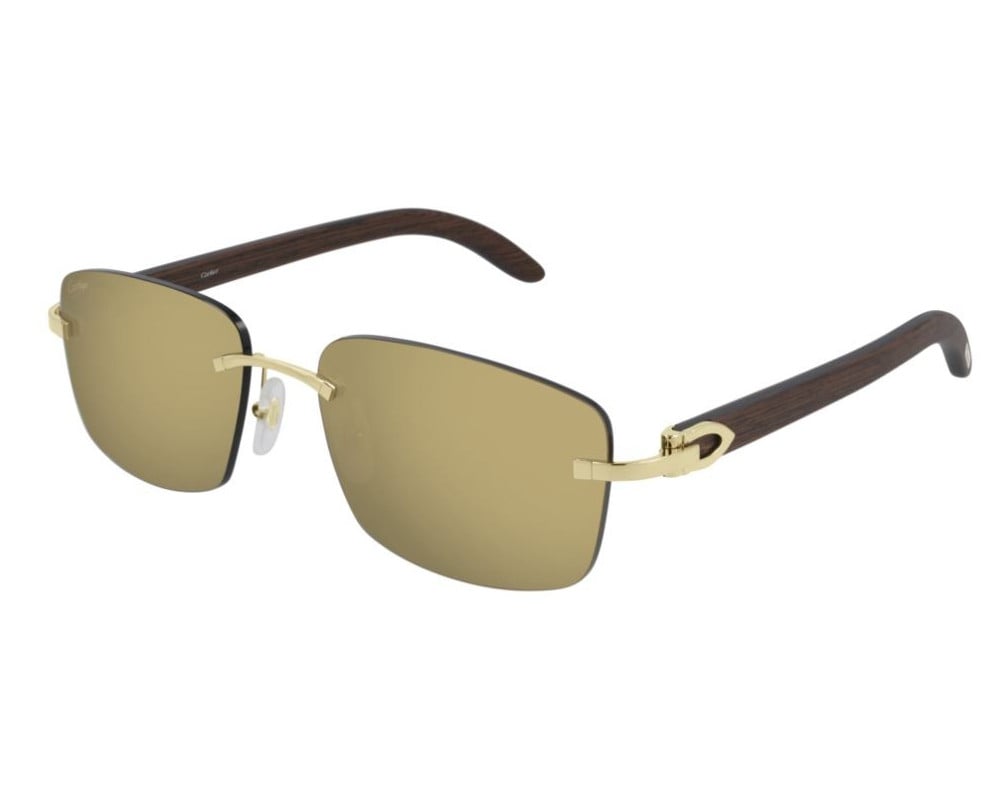 Lunettes de soleil Cartier Bois Décor C CT0013RS