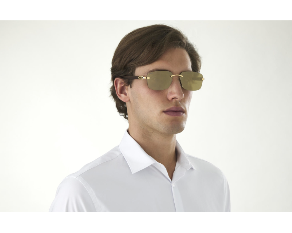 Lunettes de soleil Cartier Bois Décor C CT0013RS