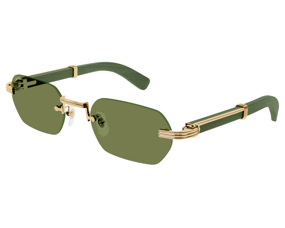 Lunettes de soleil Cartier Corne et Bois Première CT0362S