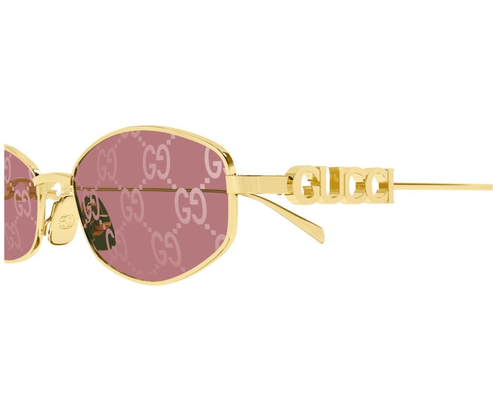 Lunettes de soleil Gucci Cruise GG1802S Doré - vue de profil