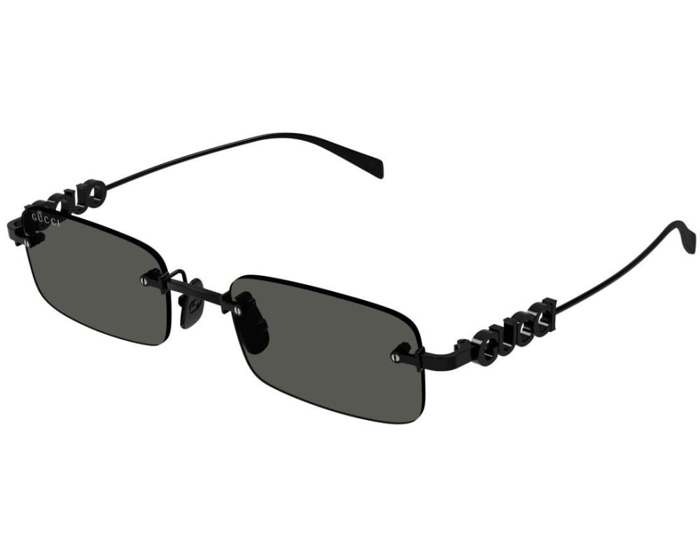 Lunettes de soleil Gucci Cruise GG1808S Doré (002) - vue 3/4