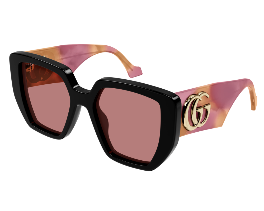 Lunettes de soleil Gucci GG Logo GG0956S Noir - vue arrière