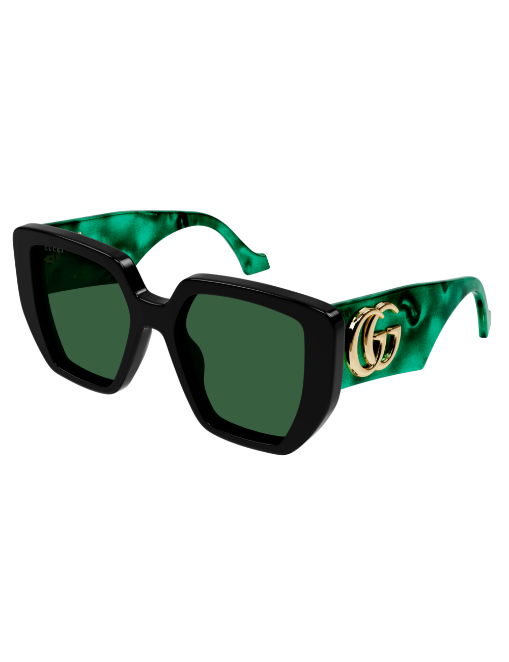 Lunettes de soleil Gucci GG Logo GG0956S Noir - vue de profil