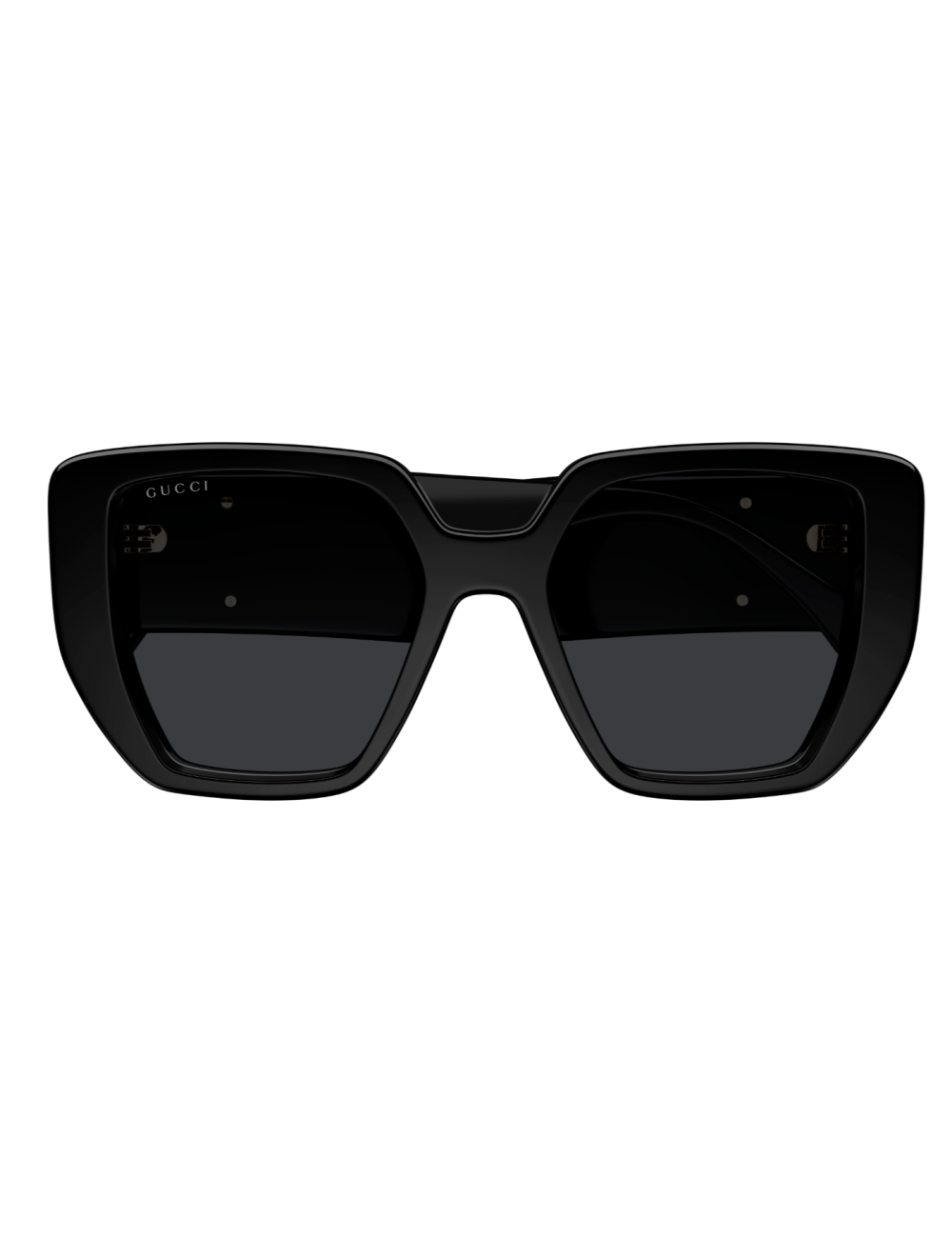 Lunettes de soleil Gucci GG Logo GG0956S Noir - vue de face