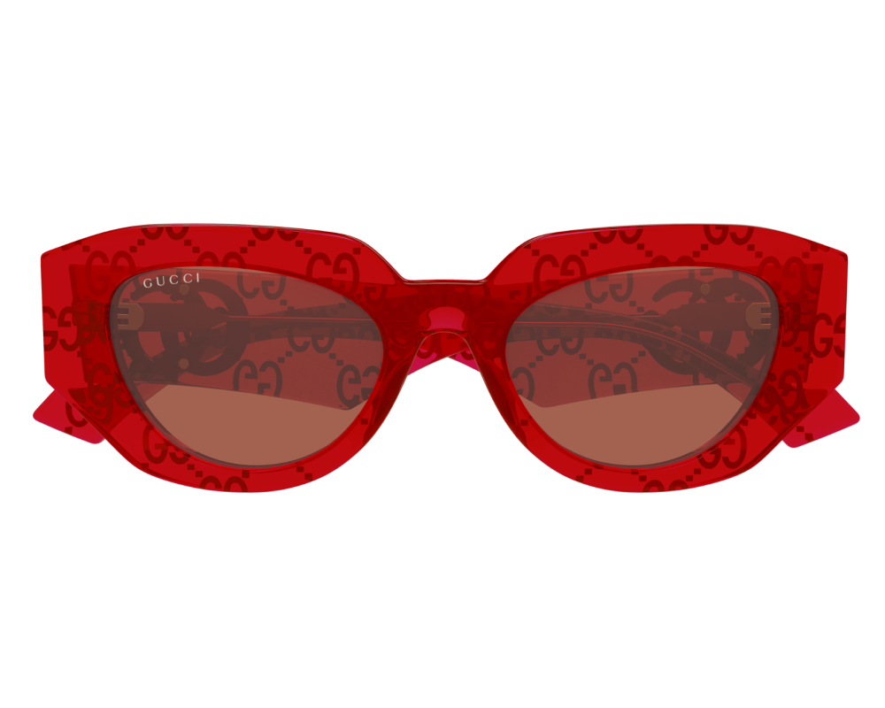 Lunettes de soleil Gucci GG Logo GG1421S Noir - vue de face