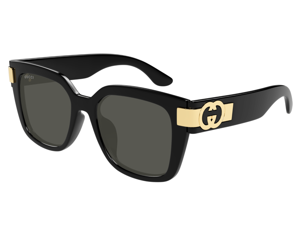 Lunettes de soleil Gucci GG Logo GG1690SK Noir - vue de face