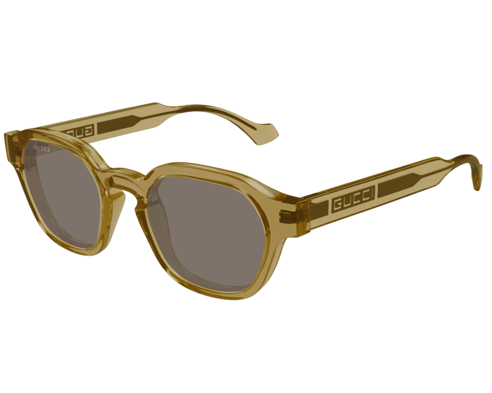 Lunettes de soleil Gucci Lettering GG1730S Noir - vue de profil