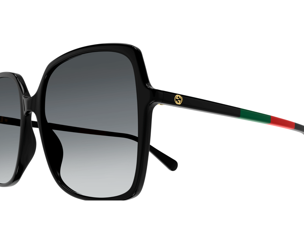 Lunettes de soleil Gucci Logo GG0544S Noir - détail des branches