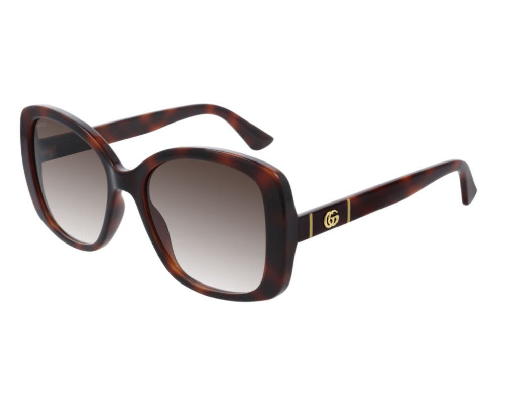 Lunettes de soleil Gucci Logo GG0762S Noir - vue de profil