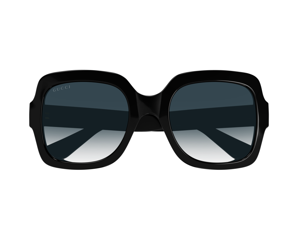 Lunettes de soleil Gucci Logo GG1337S Noir - vue de profil