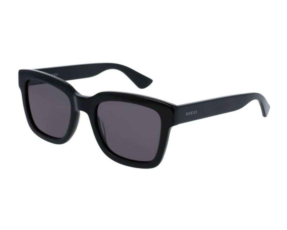 Lunettes de soleil Gucci Web GG0001SN Noir - vue de face