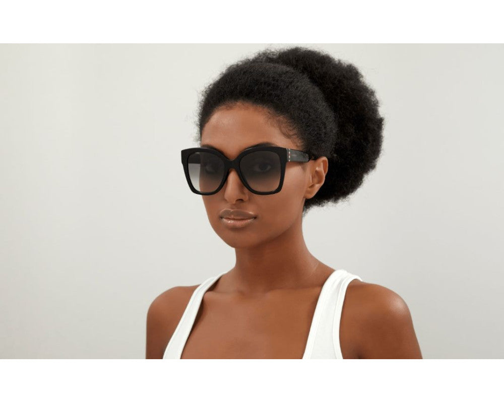 Lunettes de soleil Gucci Web GG0459S Noir - vue de profil