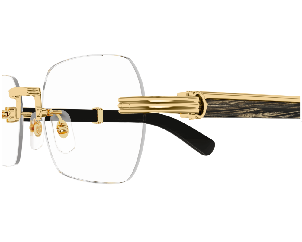 Lunettes de vue Cartier Corne et Bois Exception CT0377O