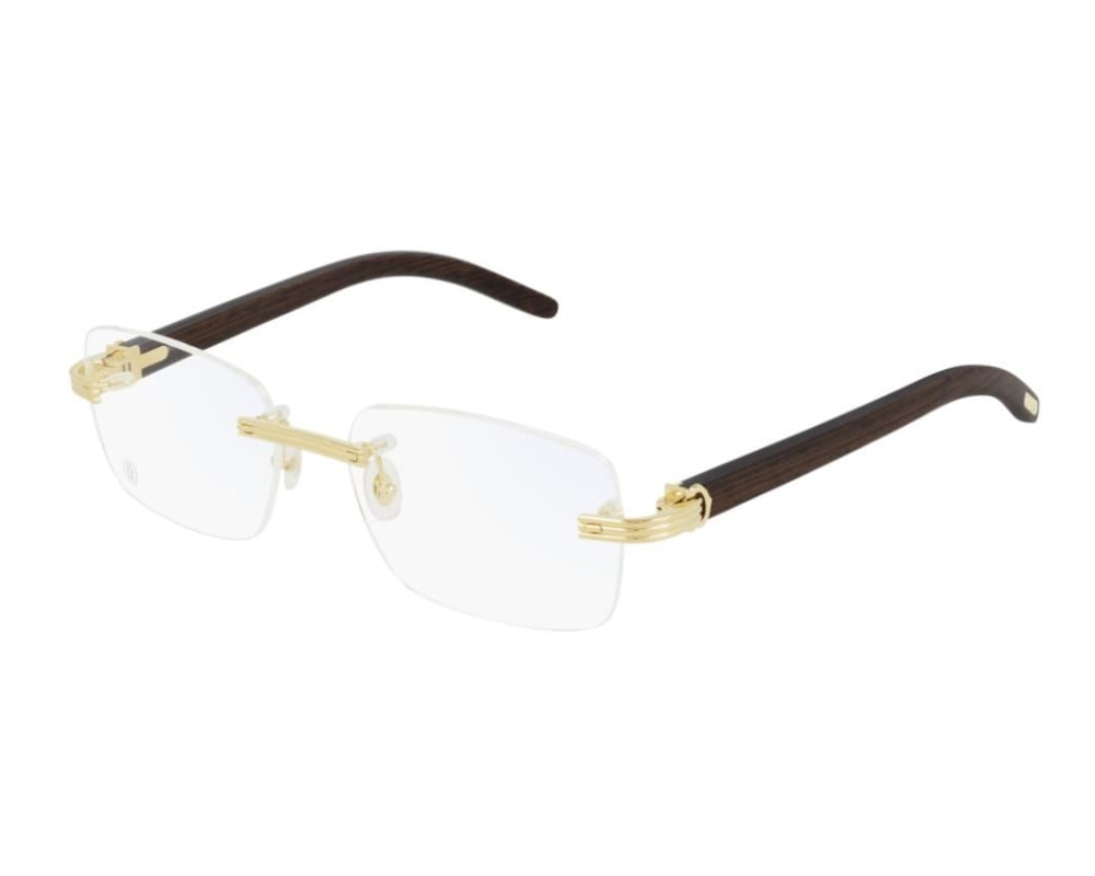 Lunettes de vue Cartier Corne et Bois Première CT0286O