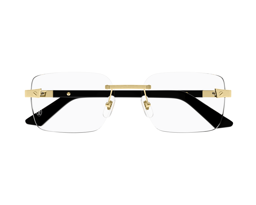 Lunettes de vue Cartier Corne et Bois Santos CT0411O