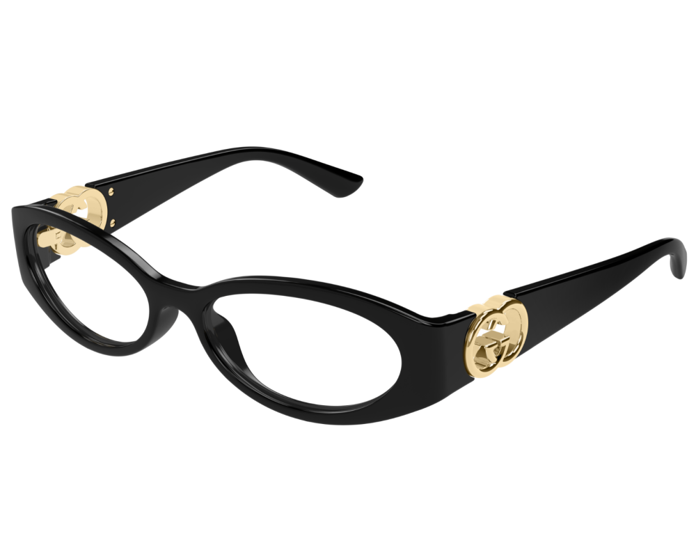 Lunettes de vue Gucci GG Logo GG1693O Noir - vue de face