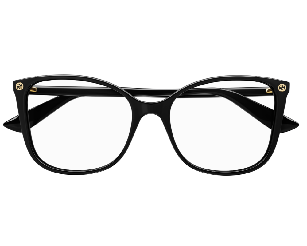 Lunettes de vue Gucci Lettering GG0026O Noir - vue de profil